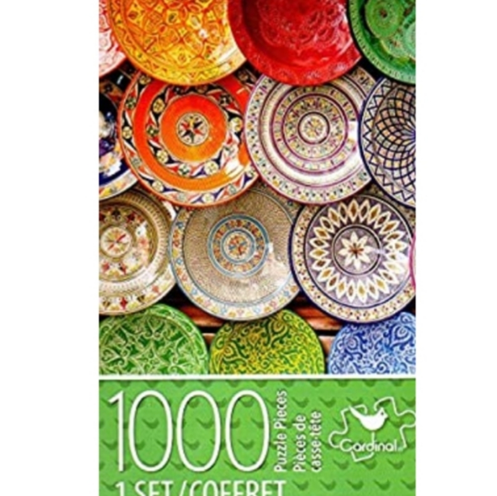 Cardinal Arabic Plates Puzzle 1000 Pieces